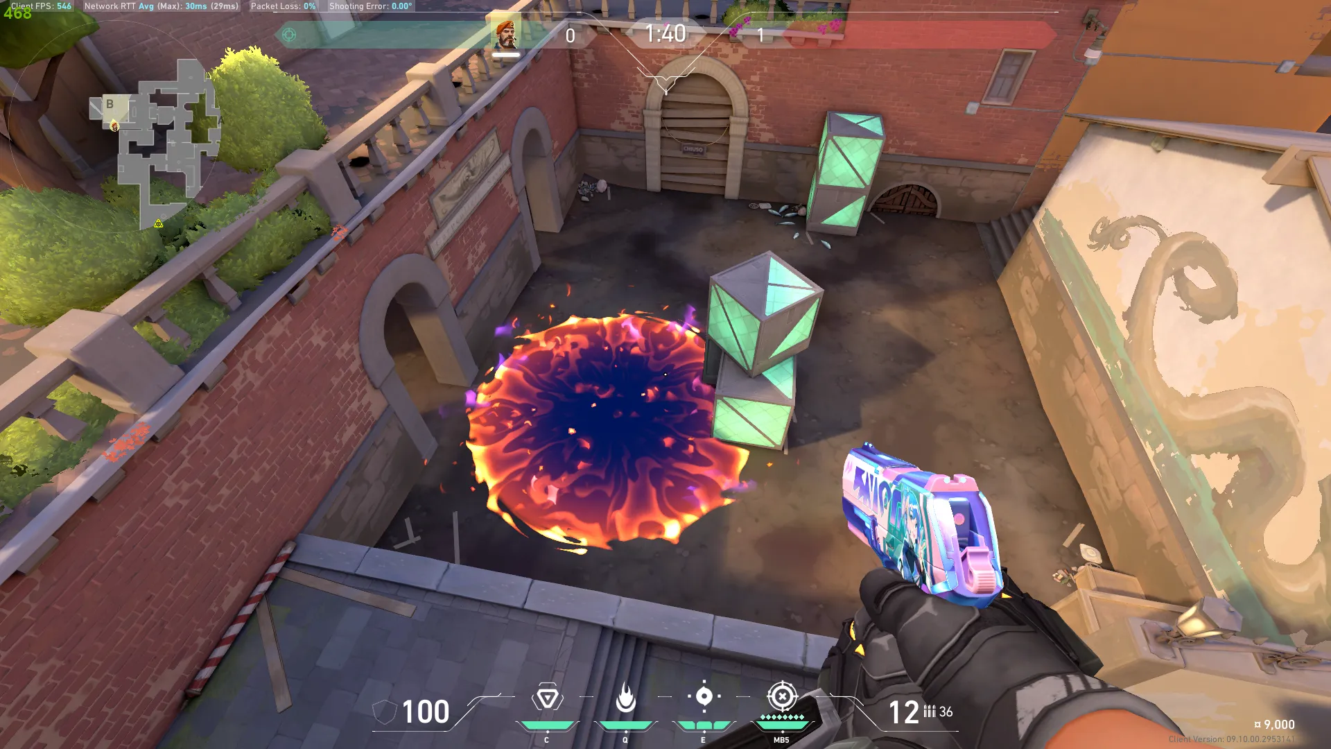 Brimstone Incendiary on Ascent Attack Site B — step 3 of 3: Result