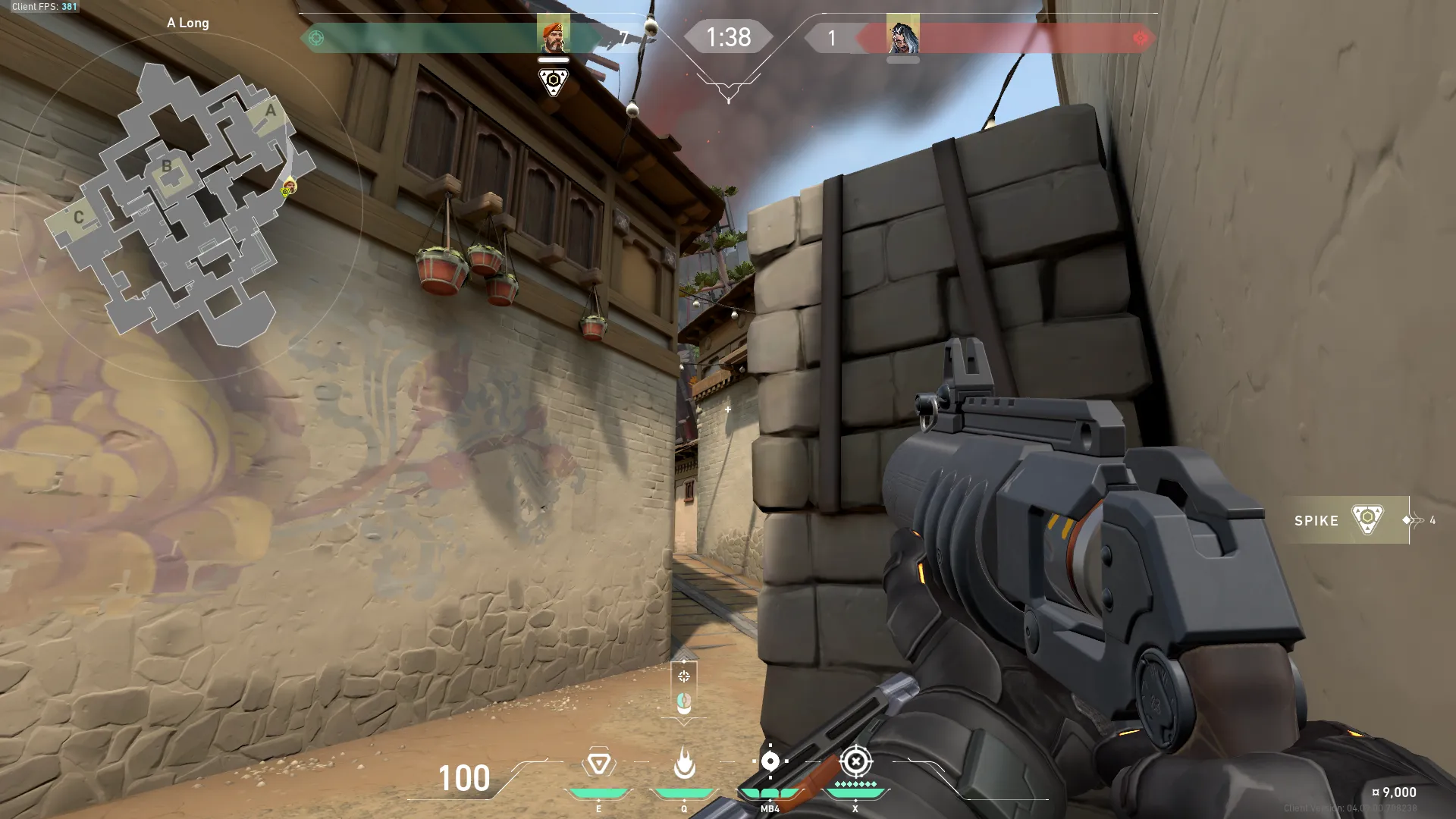 Brimstone Incendiary on Haven Attack Site A — step 2 of 3: Aim — line up the shot
