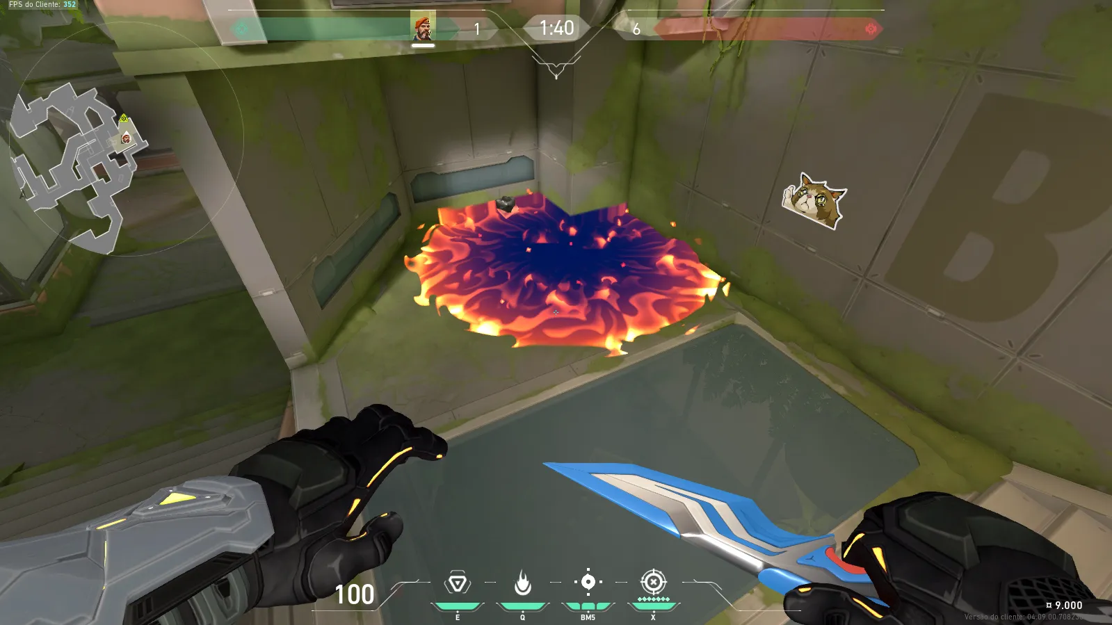 Brimstone Incendiary on Fracture Attack Site B — step 4 of 4: Result