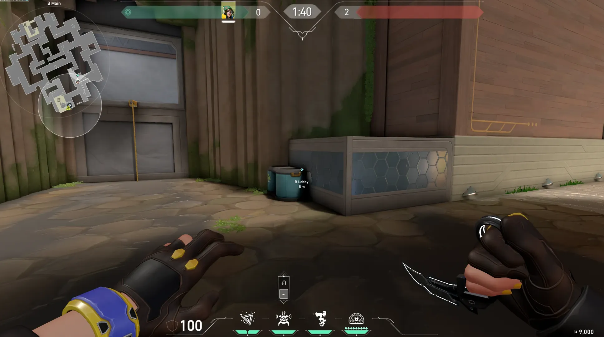 Killjoy Nanoswarm on Abyss Attack Site B — step 1 of 3: Position — where to stand