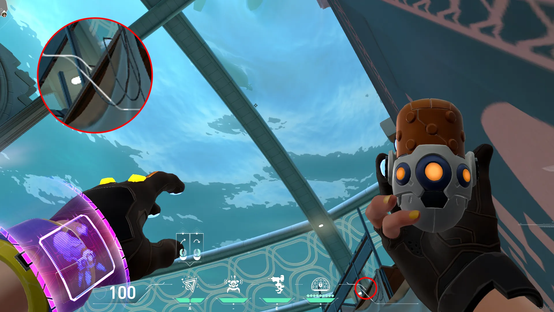 Killjoy Nanoswarm on Pearl Attack Site A — step 2 of 3: Aim — line up the shot