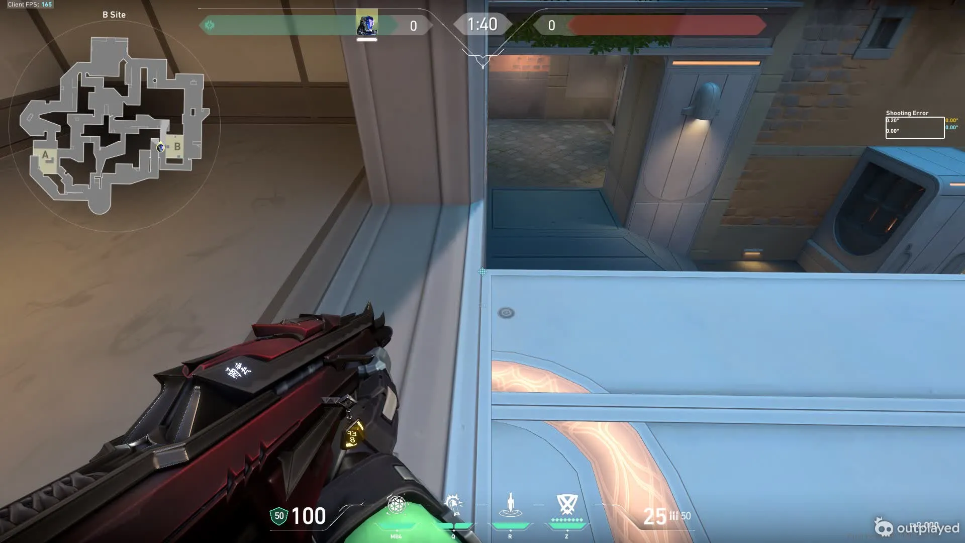KAY/O Zero_Point on Pearl Defense Site B — step 1 of 3: Position — where to stand