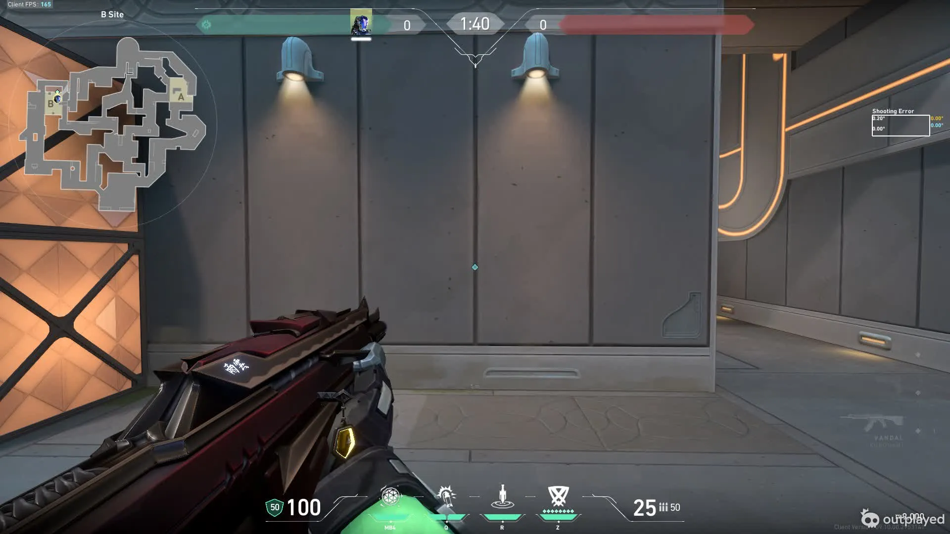 KAY/O Zero_Point on Pearl Defense Site B — step 1 of 3: Position — where to stand