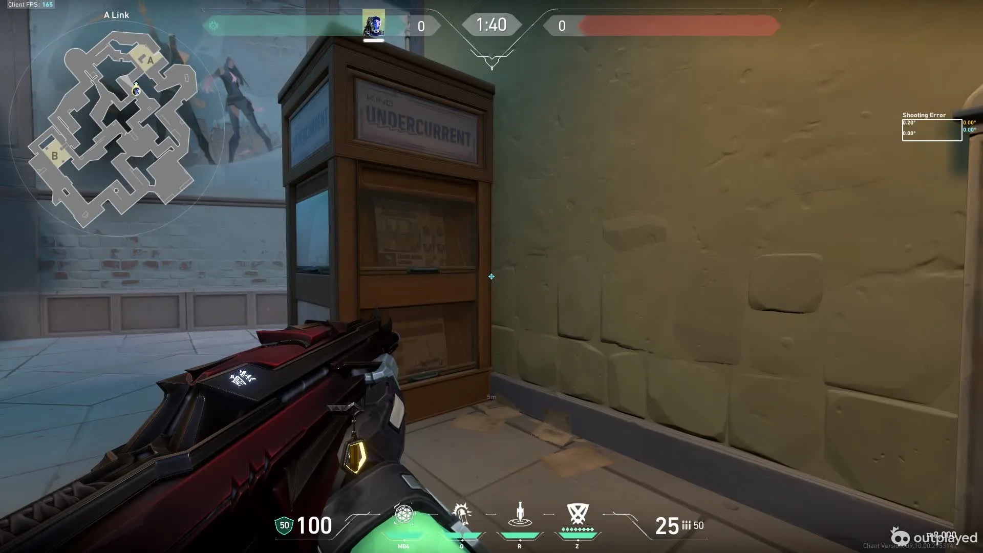 KAY/O Zero_Point on Pearl Defense Site B — step 1 of 4: Position — where to stand