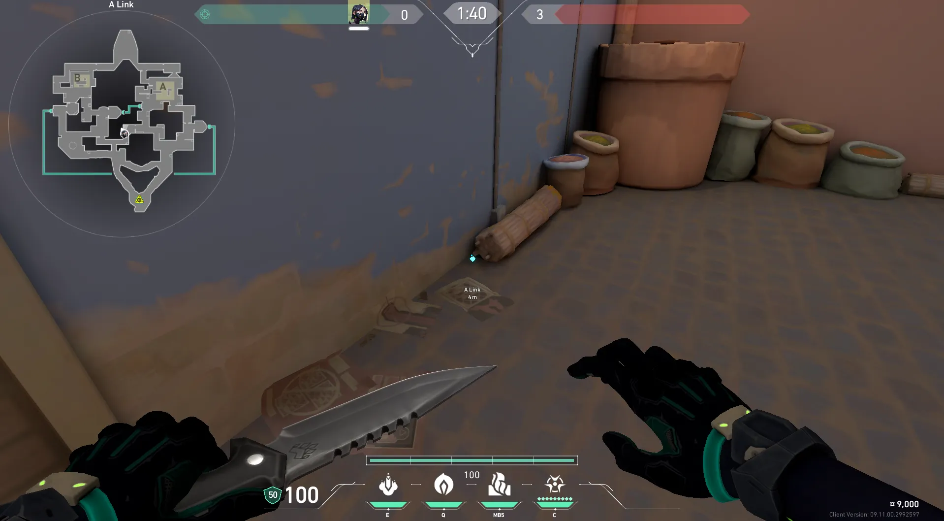 Viper Poison Cloud on Bind Attack Site A — step 1 of 4: Position — where to stand