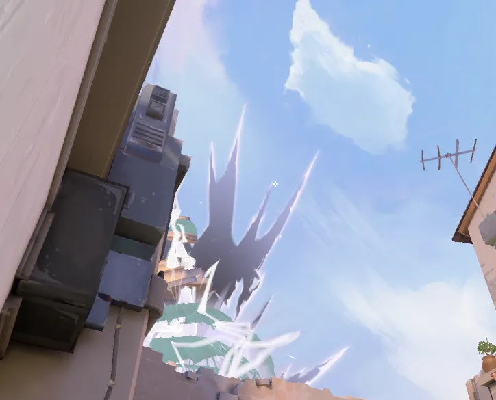 Deadlock GravNet on Ascent Attack Site A — step 2 of 3: Aim — line up the shot
