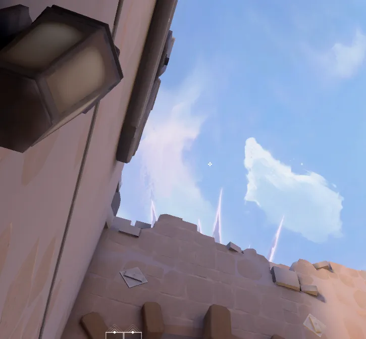 Deadlock GravNet on Ascent Attack Site A — step 2 of 3: Aim — line up the shot