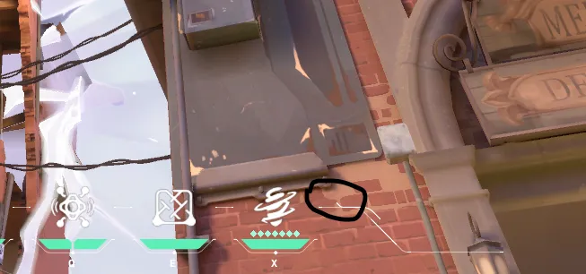 Deadlock GravNet on Ascent Attack Site B — step 2 of 3: Aim — line up the shot