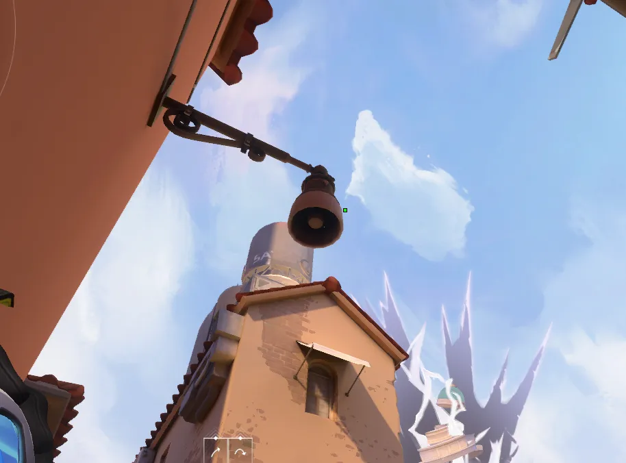 Deadlock GravNet on Ascent Attack Mid — step 2 of 3: Aim — line up the shot