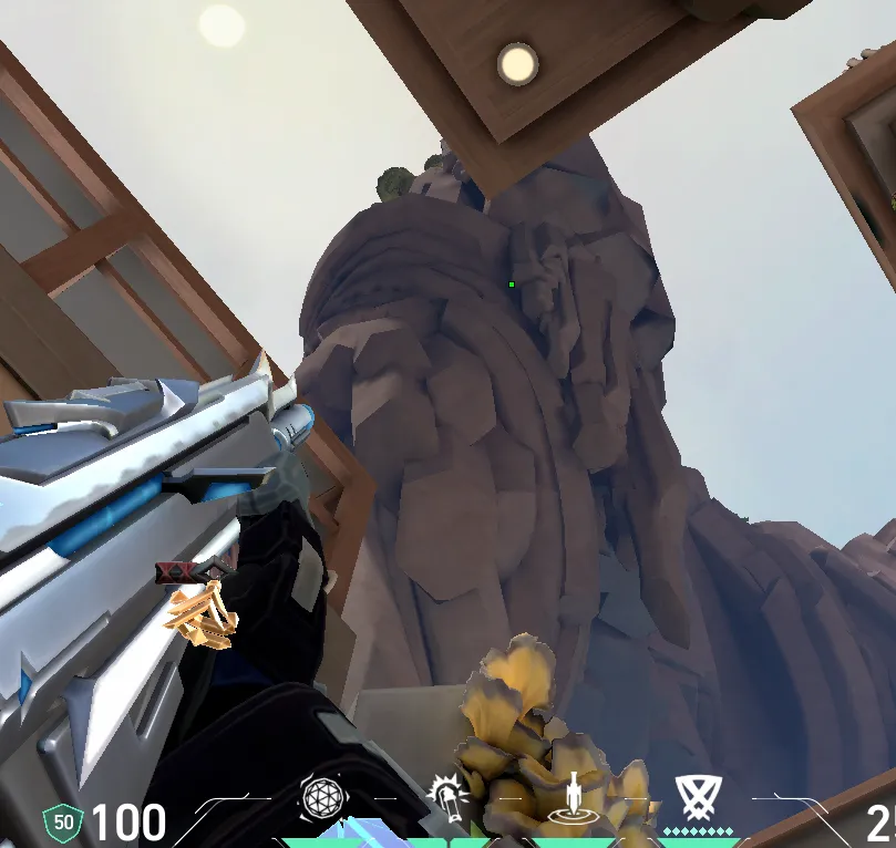 KAY/O Zero_Point on Abyss Attack Site B — step 2 of 3: Aim — line up the shot