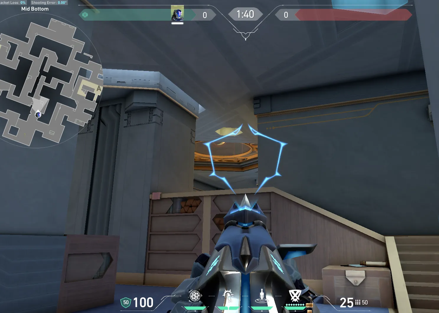 KAY/O Zero_Point on Abyss Attack Mid — step 2 of 3: Aim — line up the shot