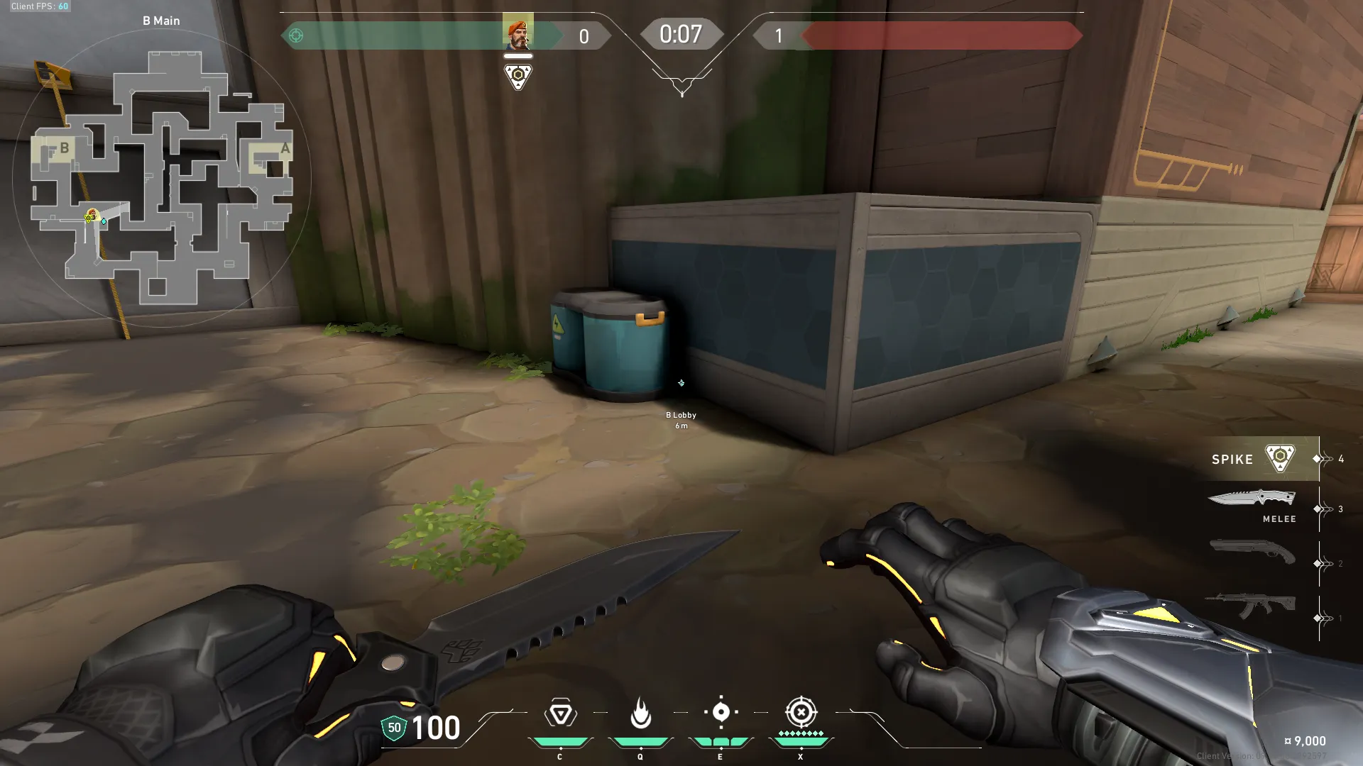 Brimstone Incendiary on Abyss Attack Site B — step 1 of 3: Position — where to stand