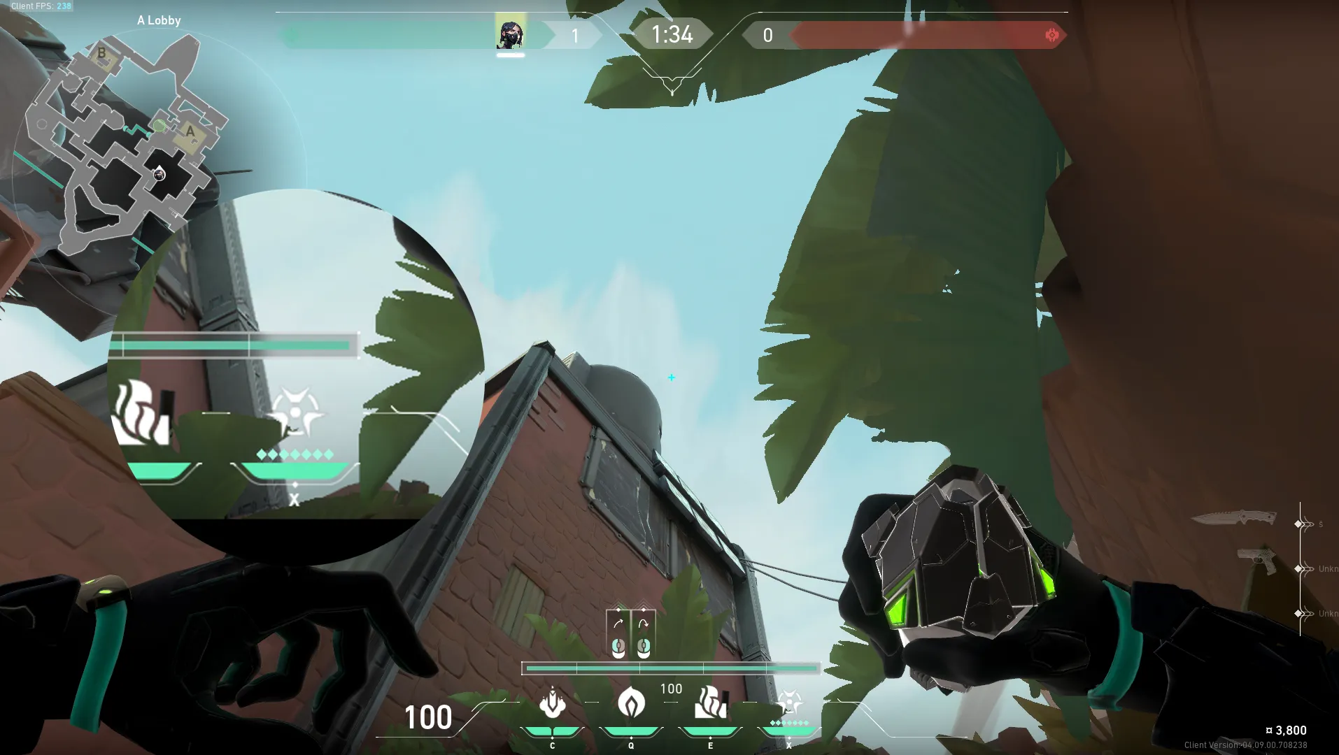 Viper Poison Cloud on Bind Attack Site A — step 3 of 4: Aim — line up the shot