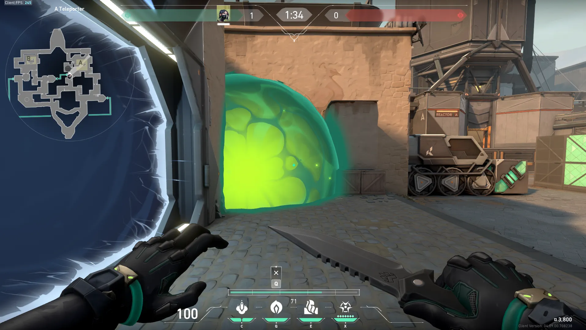 Viper Poison Cloud on Bind Attack Site A — step 4 of 4: Result