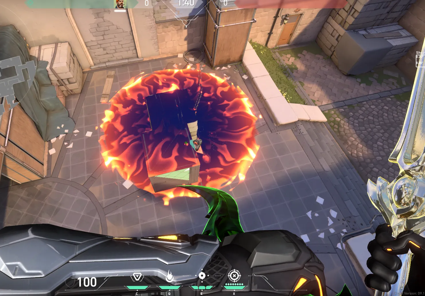 Brimstone Incendiary on Ascent Attack Site A — step 3 of 3: Result