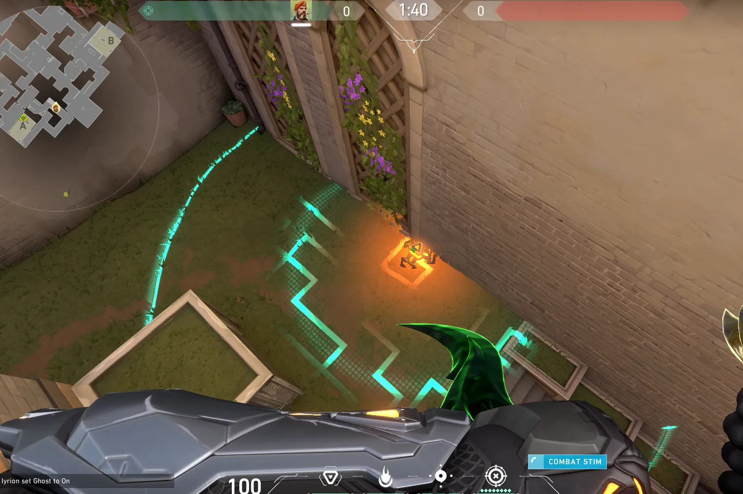 Brimstone Incendiary on Ascent Defense Site A — step 1 of 3: Position — where to stand