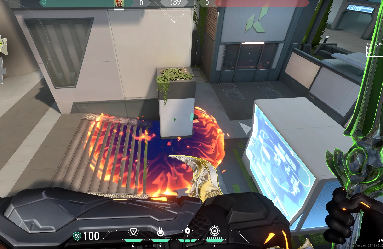 Brimstone Incendiary on Split Attack Site A — step 3 of 3: Result
