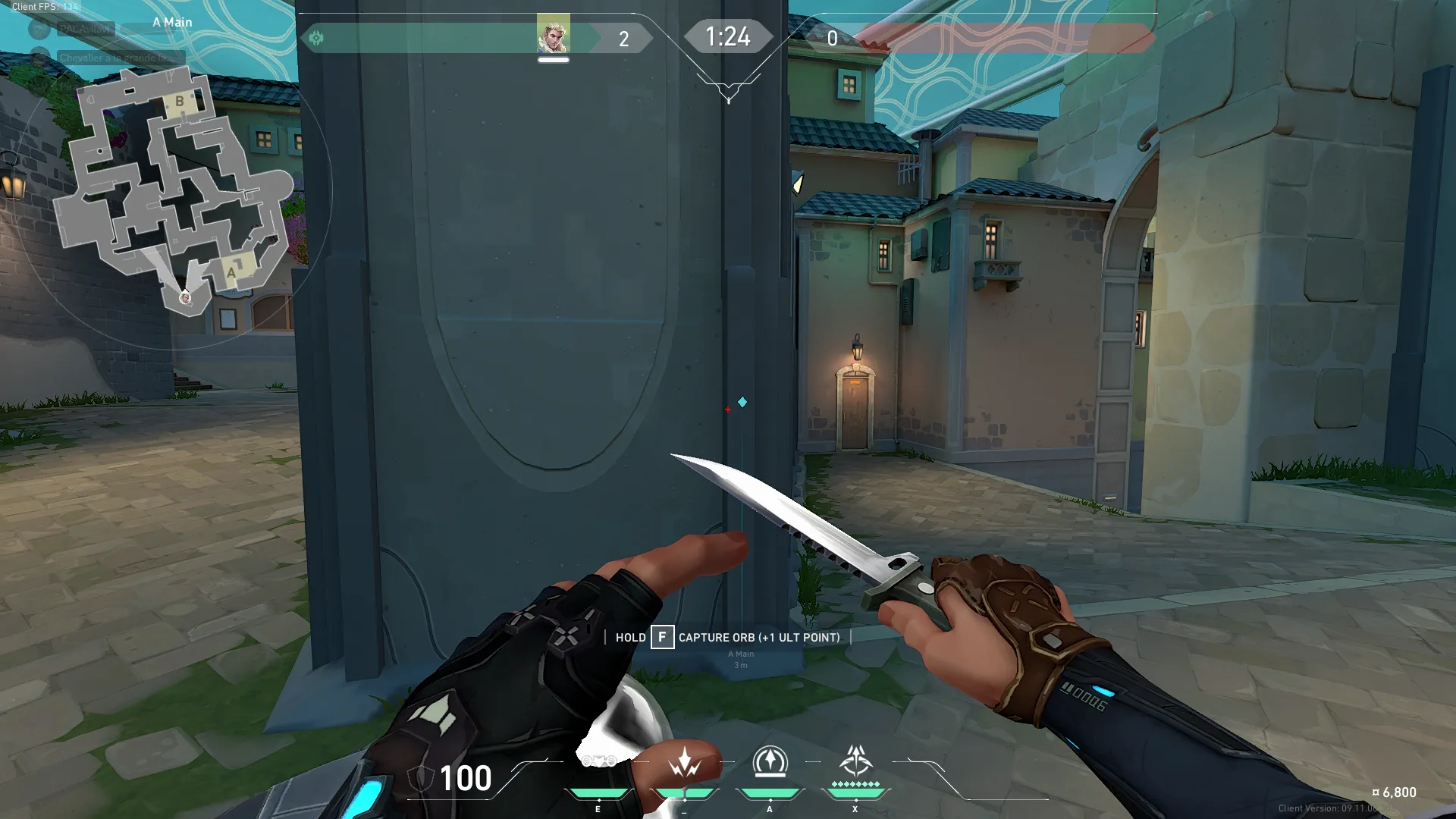 Sova Recon Bolt on Pearl Attack Site A — step 1 of 2: Position — where to stand