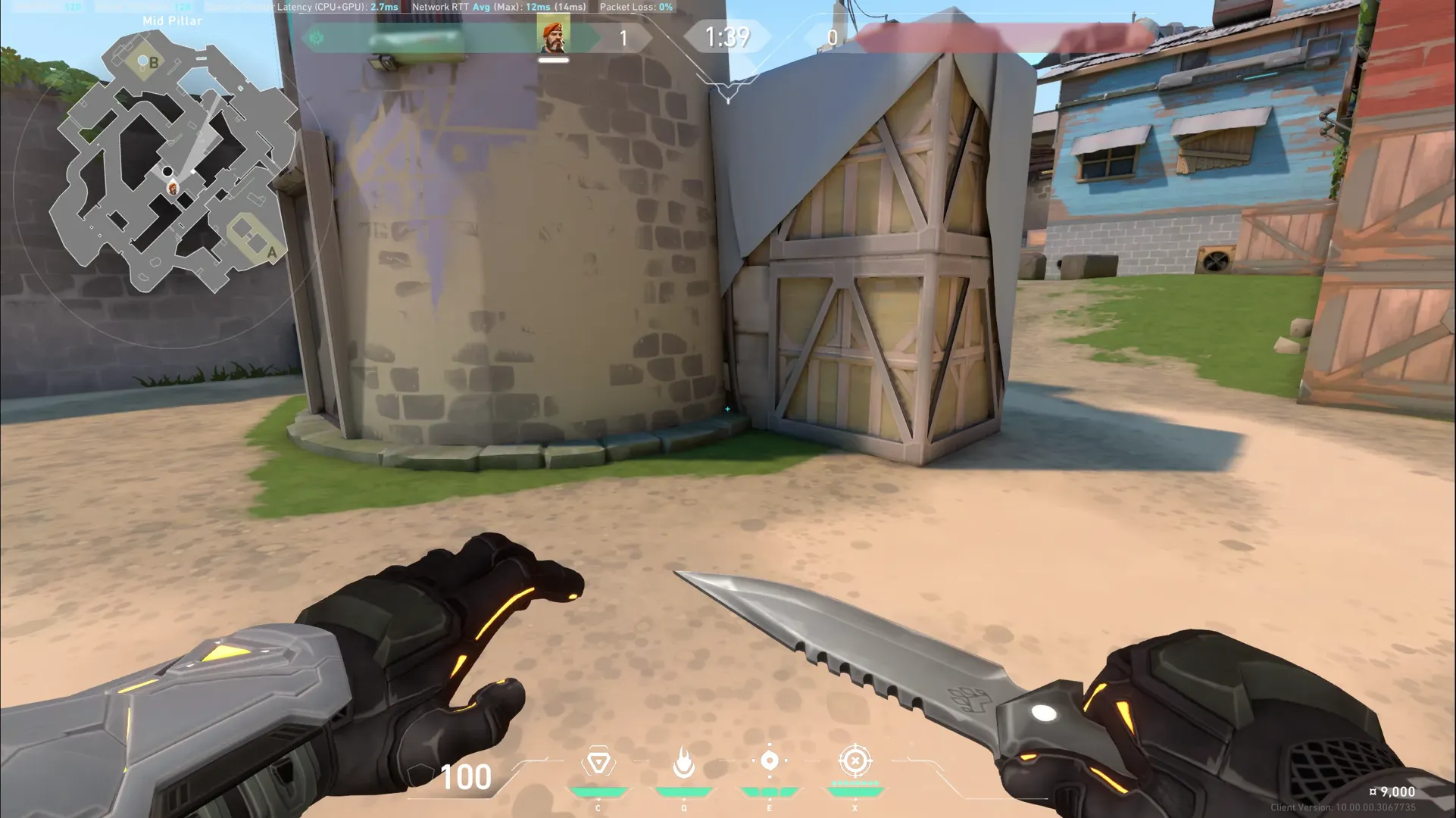 Brimstone Incendiary on Breeze Attack Site A — step 1 of 3: Position — where to stand