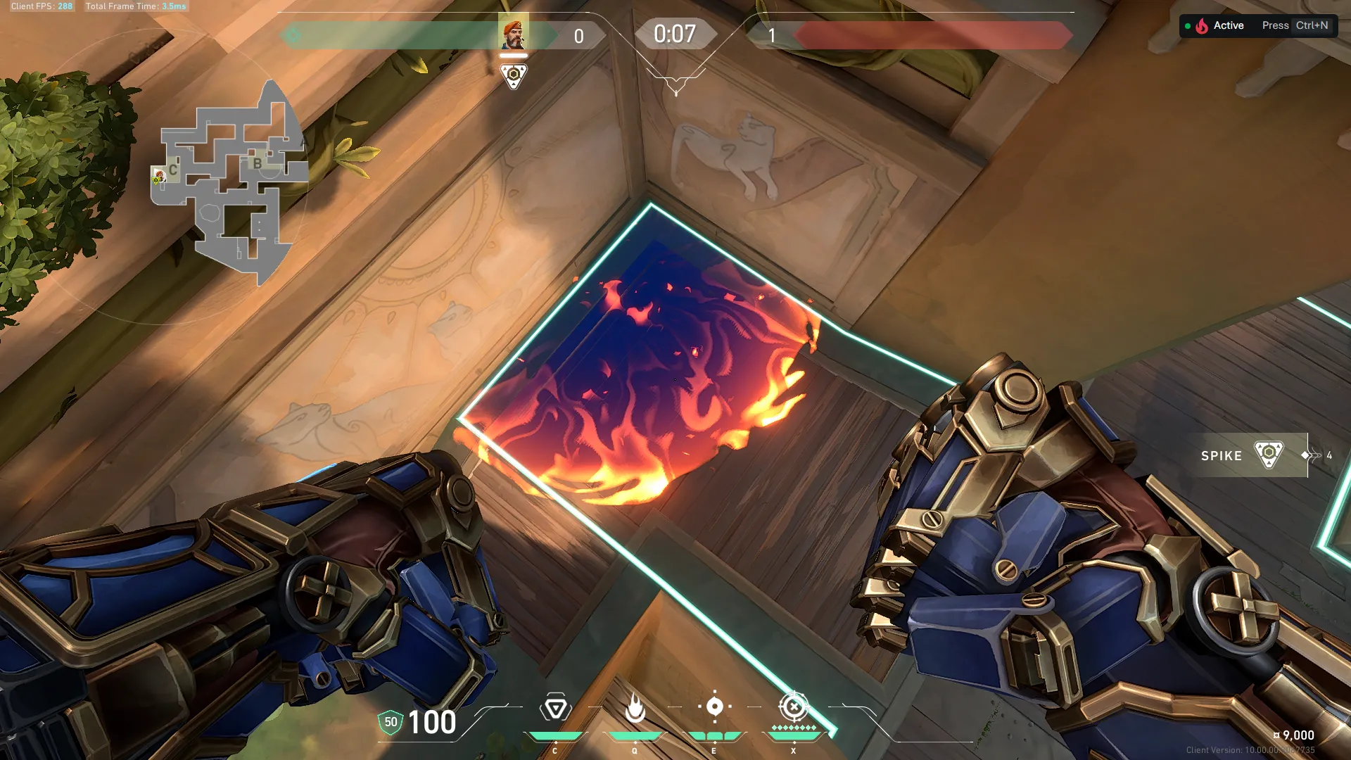 Brimstone Incendiary on Lotus Attack Site C — step 3 of 3: Result