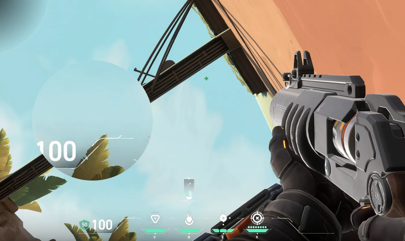 Brimstone Incendiary on Bind Attack Site A — step 2 of 3: Aim — line up the shot