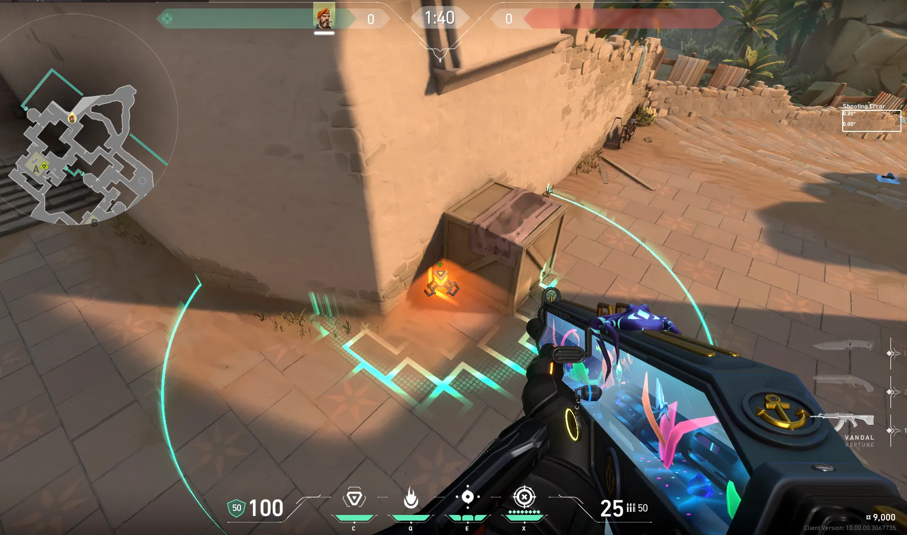 A Lobby to A Default — Brimstone lineup on Bind