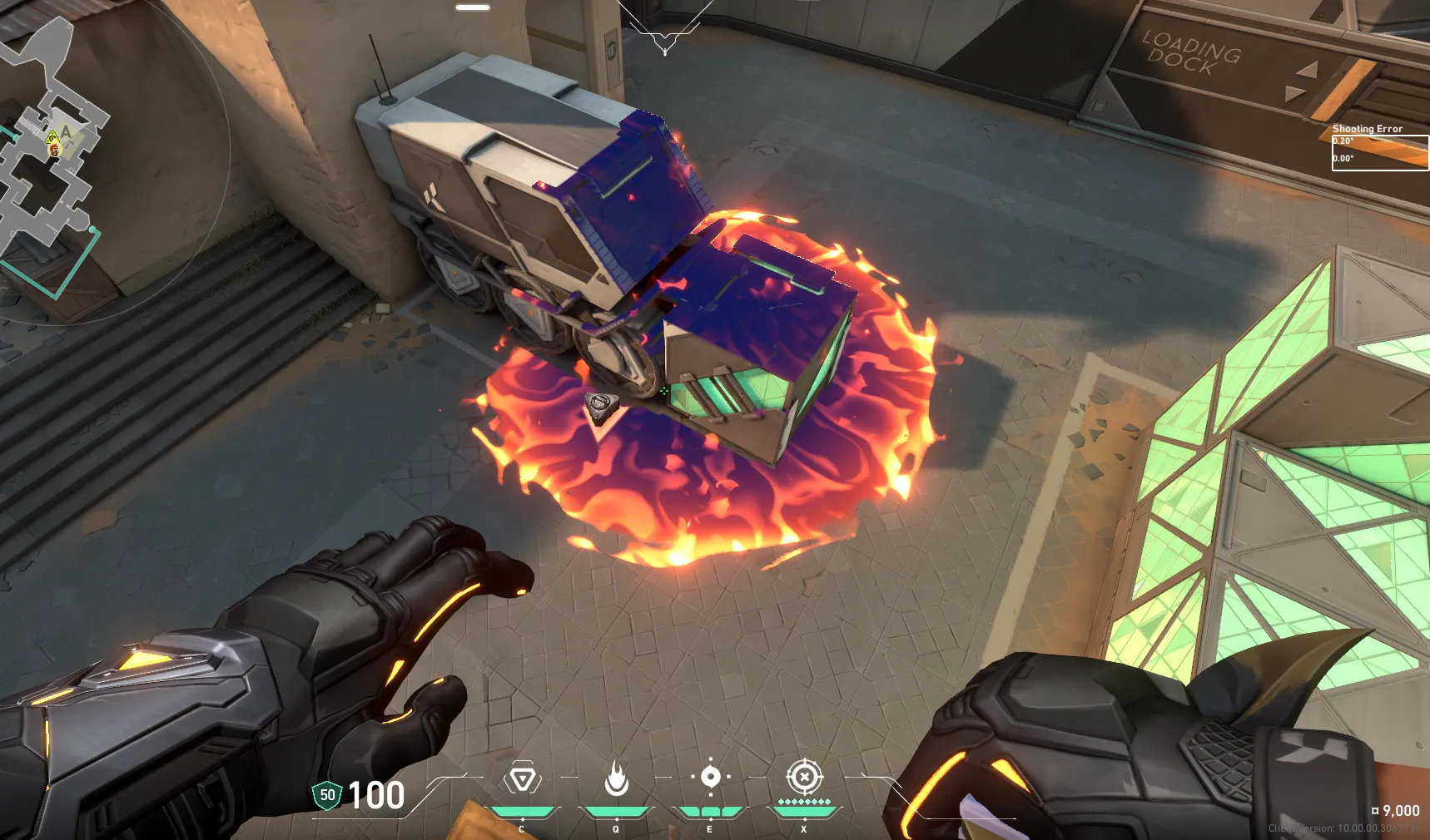 Brimstone Incendiary on Bind Attack Site A — step 3 of 3: Result