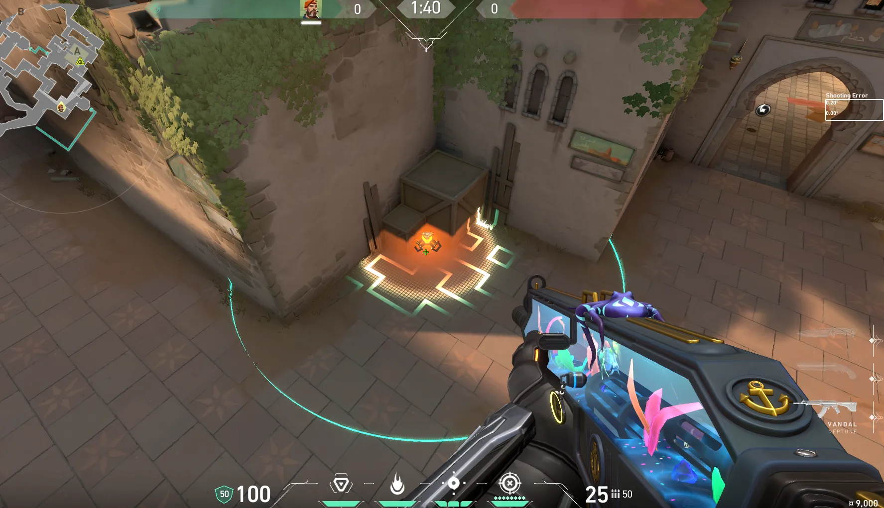 A Lobby Double Boxes to A Boxes — Brimstone lineup on Bind