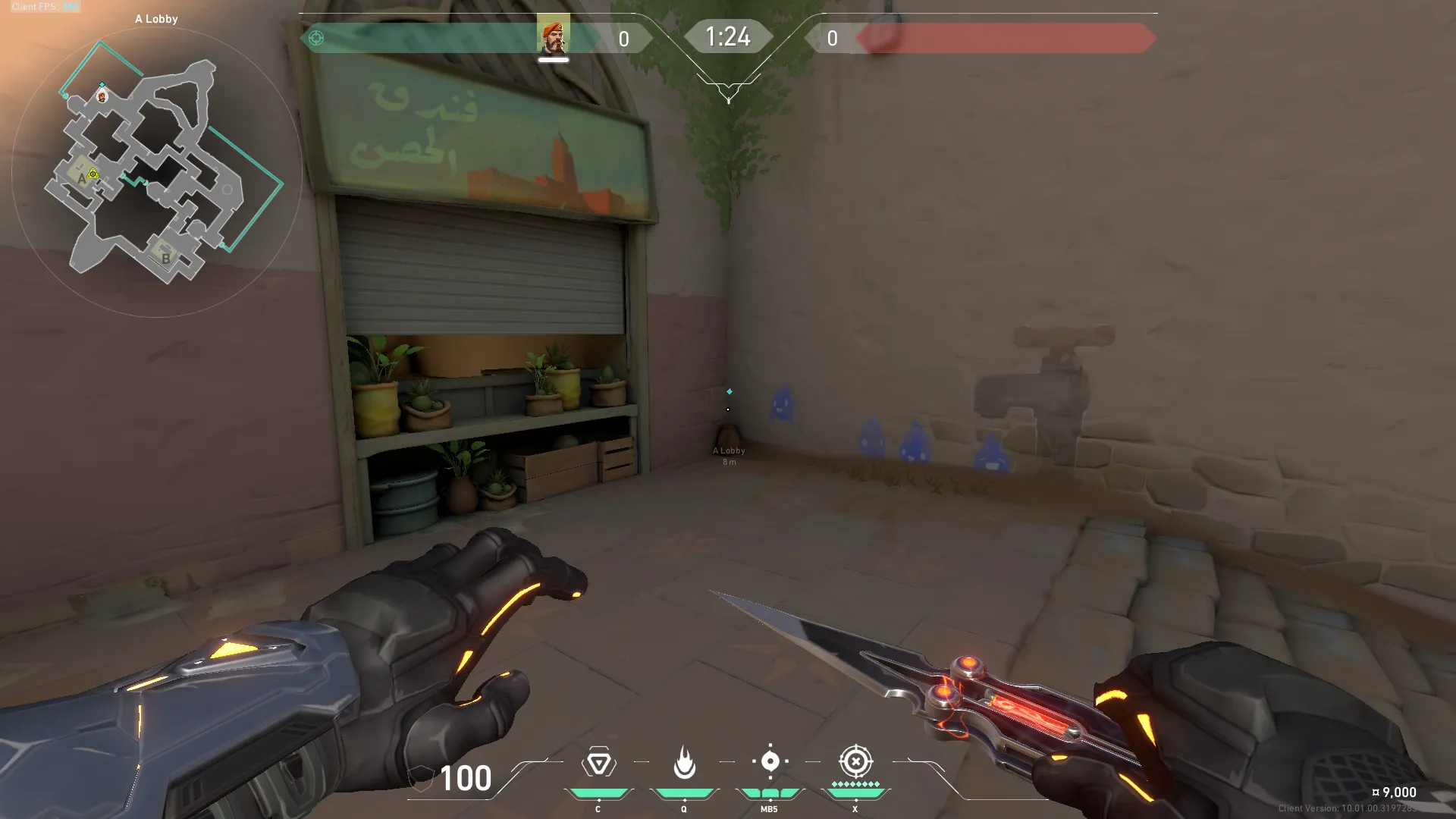 Brimstone Incendiary on Bind Attack Site A — step 1 of 5: Position — where to stand