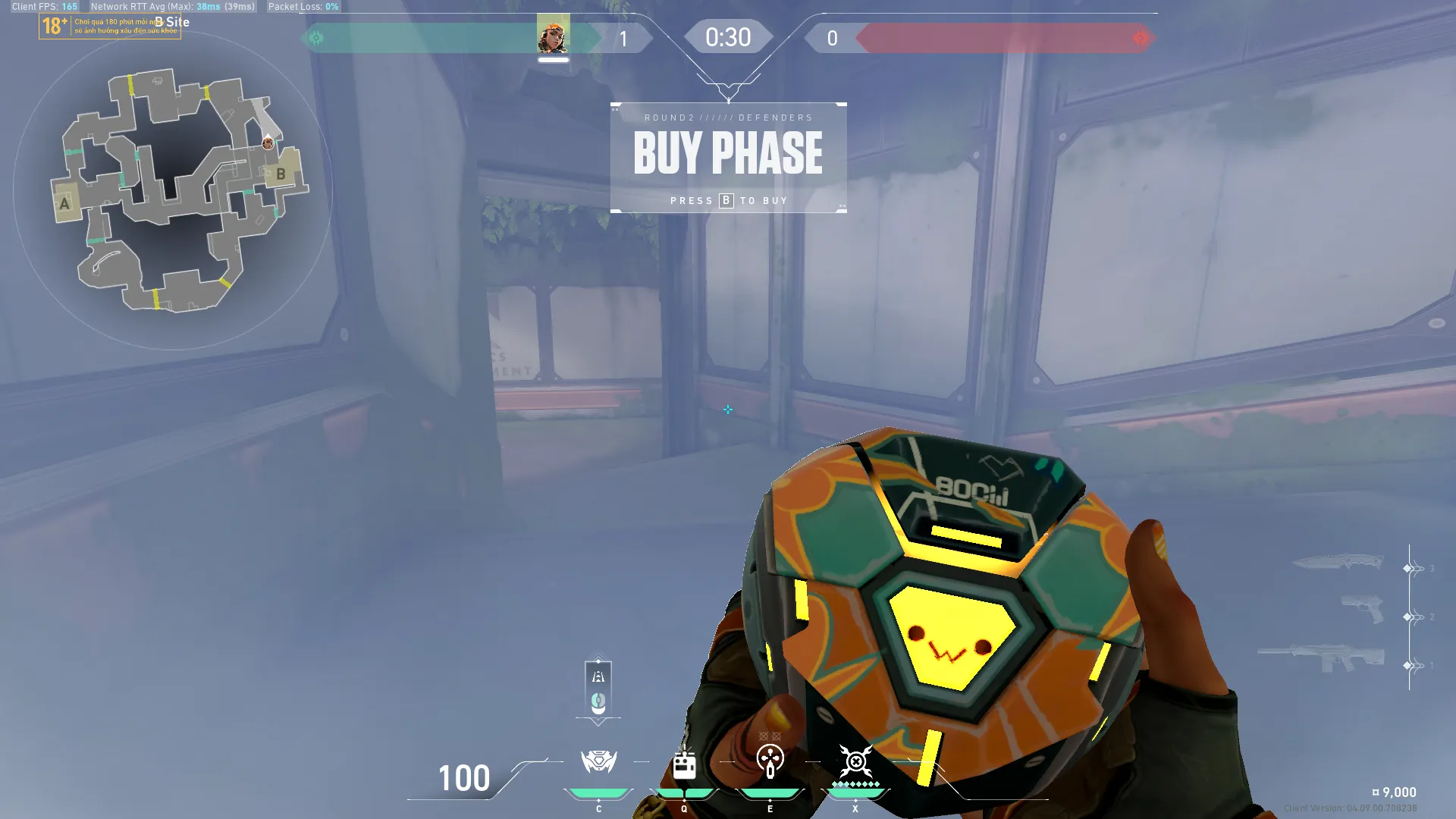 Raze Boom Bot on Fracture Defense Site B — step 2 of 2: Result