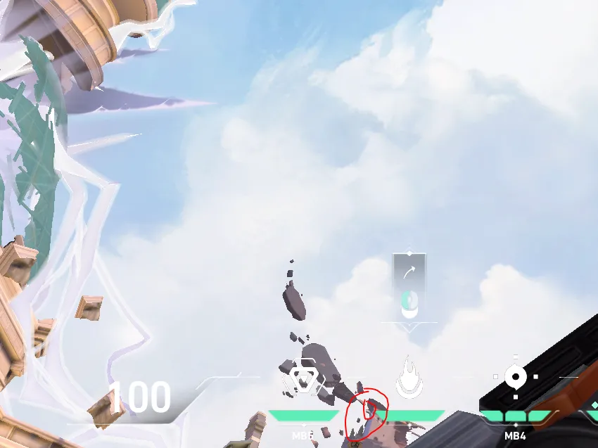 Brimstone Incendiary on Ascent Defense Site A — step 2 of 3: Aim — line up the shot