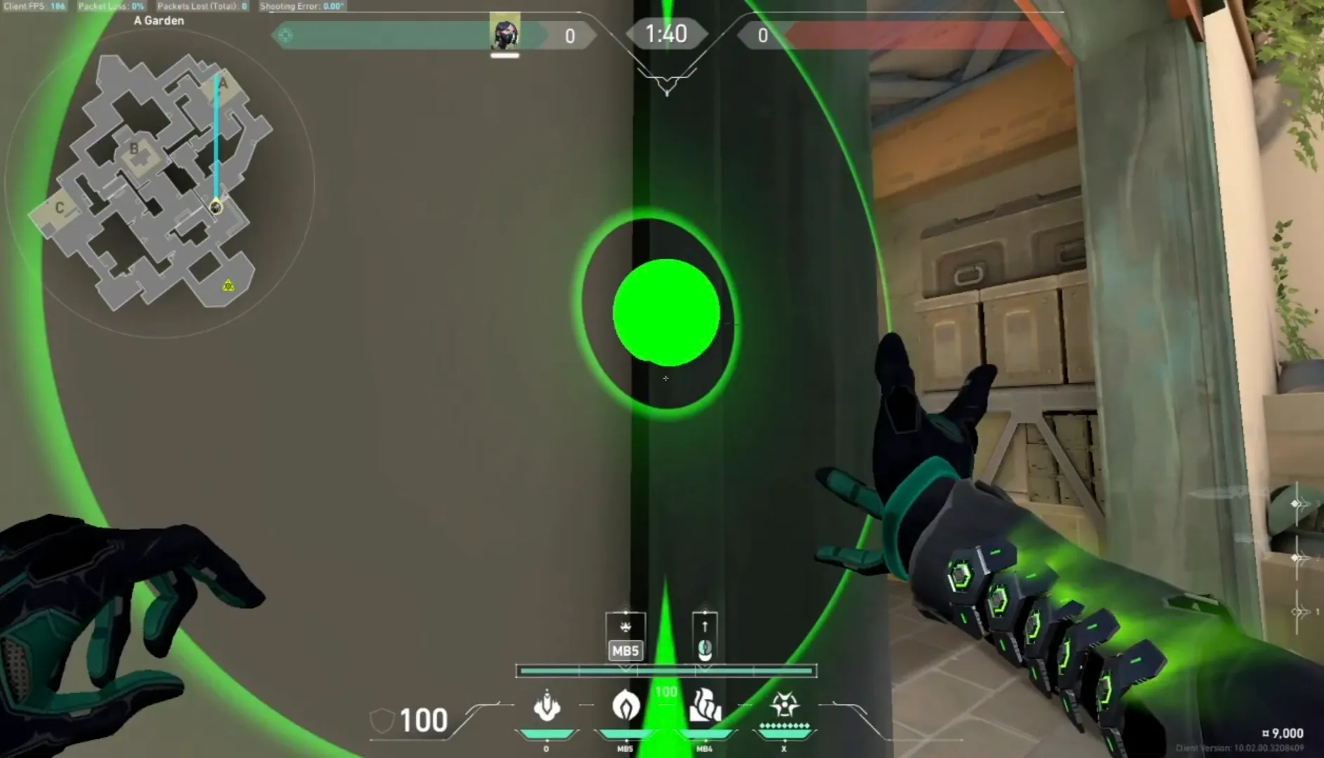 Viper Toxic Screen on Haven Attack Site A — step 2 of 5: Aim — line up the shot