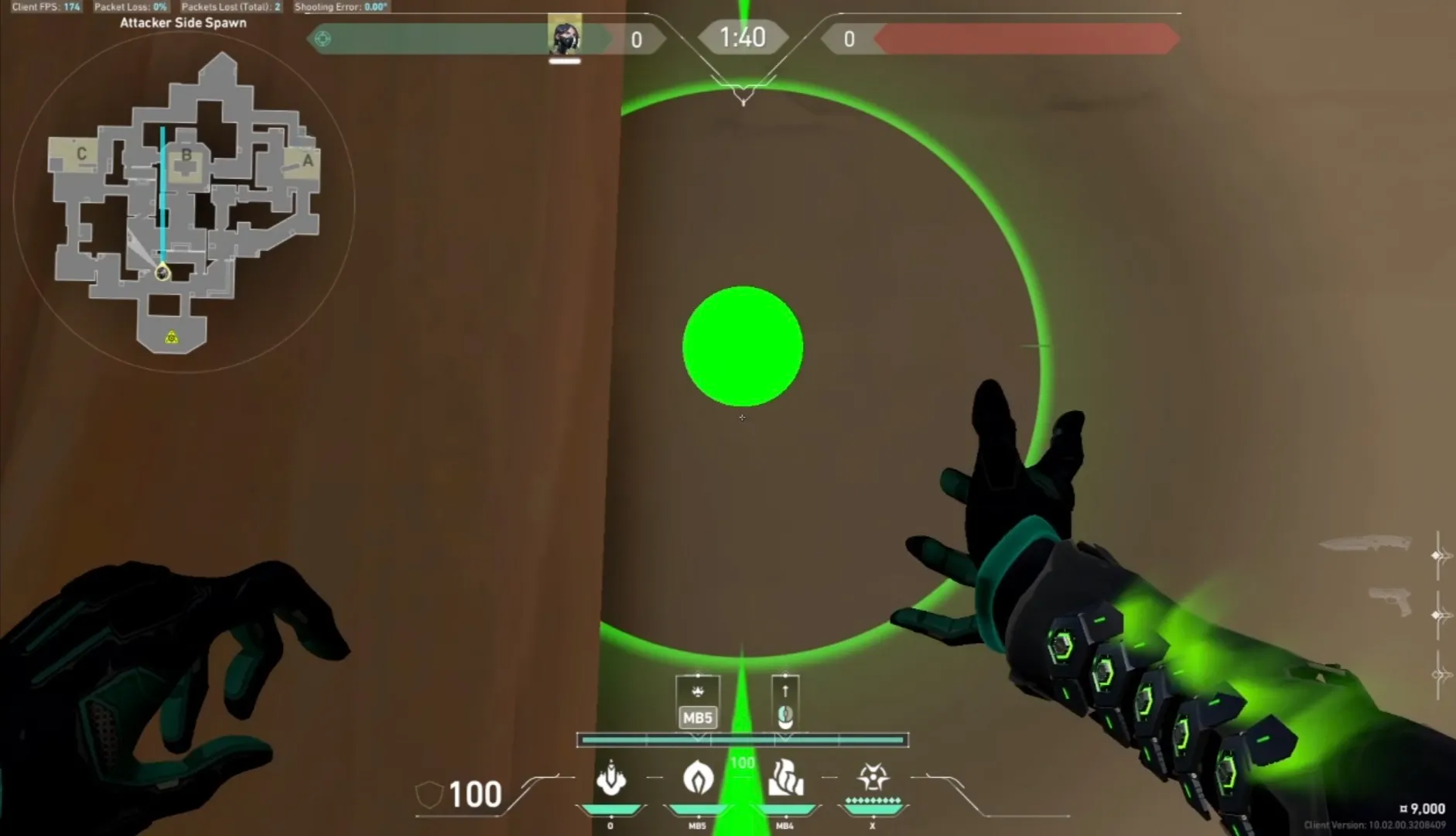 Viper Toxic Screen on Haven Attack Site B — step 2 of 7: Aim — line up the shot