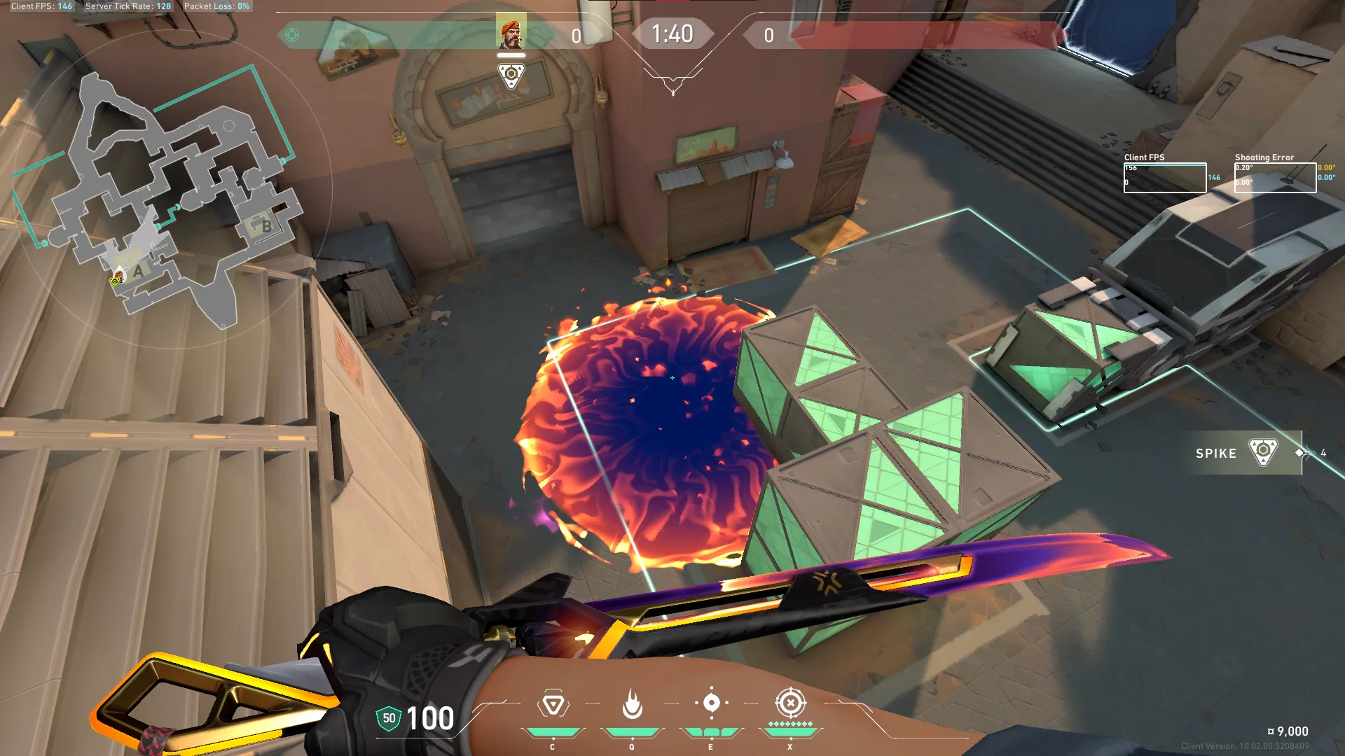 Brimstone Incendiary on Bind Defense Site A — step 3 of 3: Result