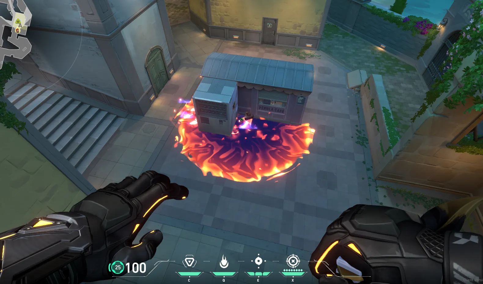 Brimstone Incendiary on Pearl Attack Site A — step 3 of 3: Result