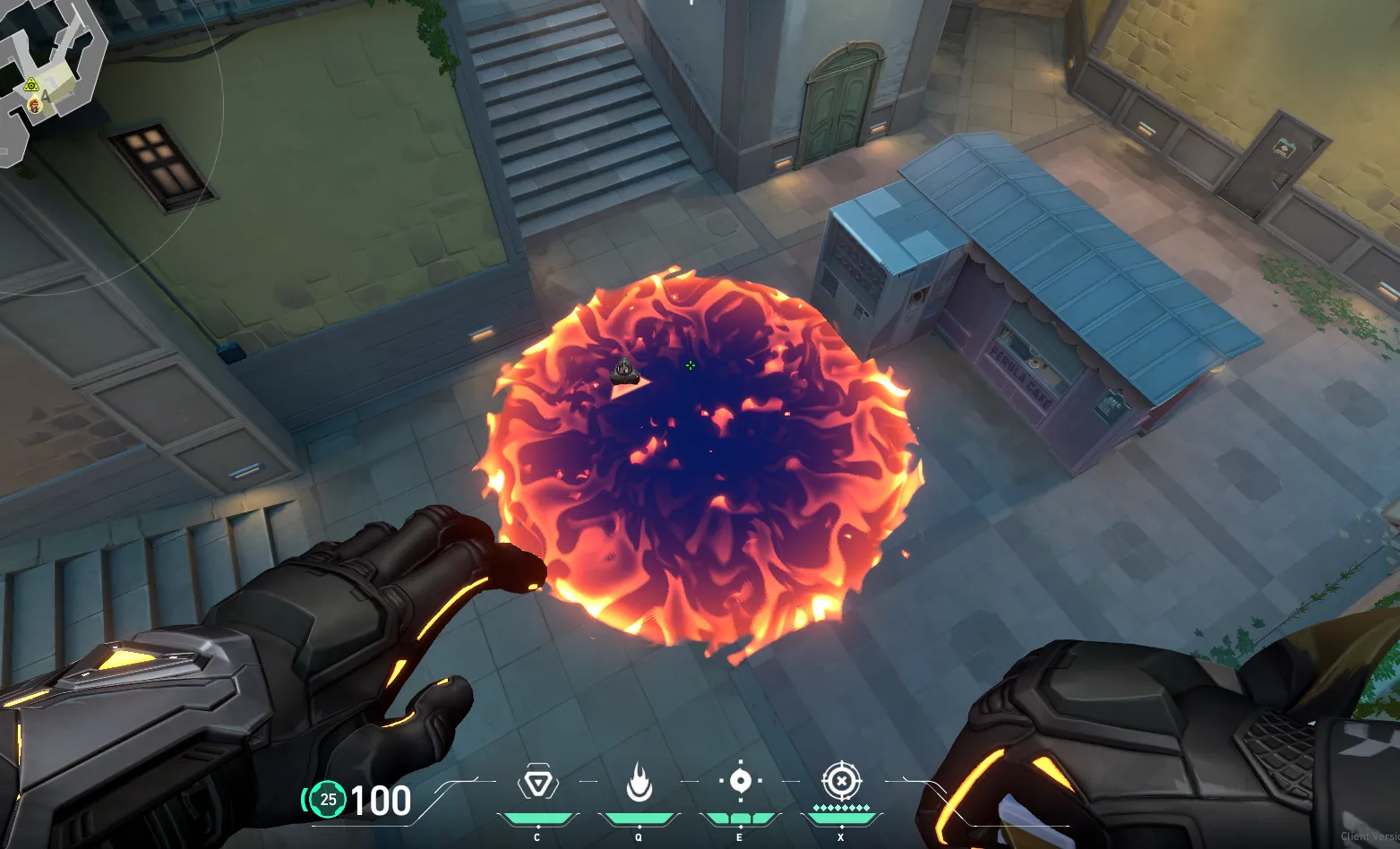 Brimstone Incendiary on Pearl Attack Site A — step 3 of 3: Result