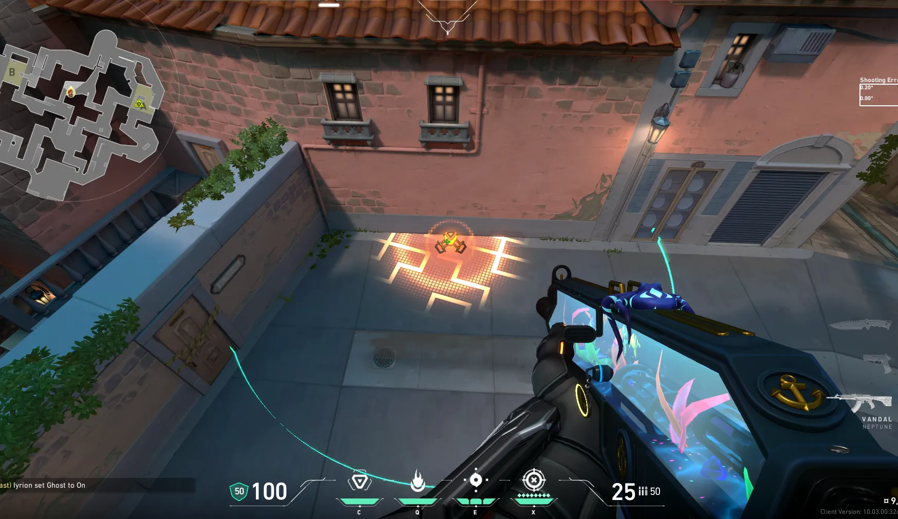 Connector to A Main Stairs Push Denial — Brimstone lineup on Pearl