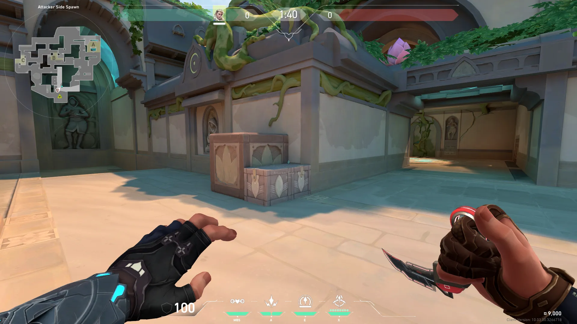 Recon B Site From Spawn — Sova lineup on Lotus