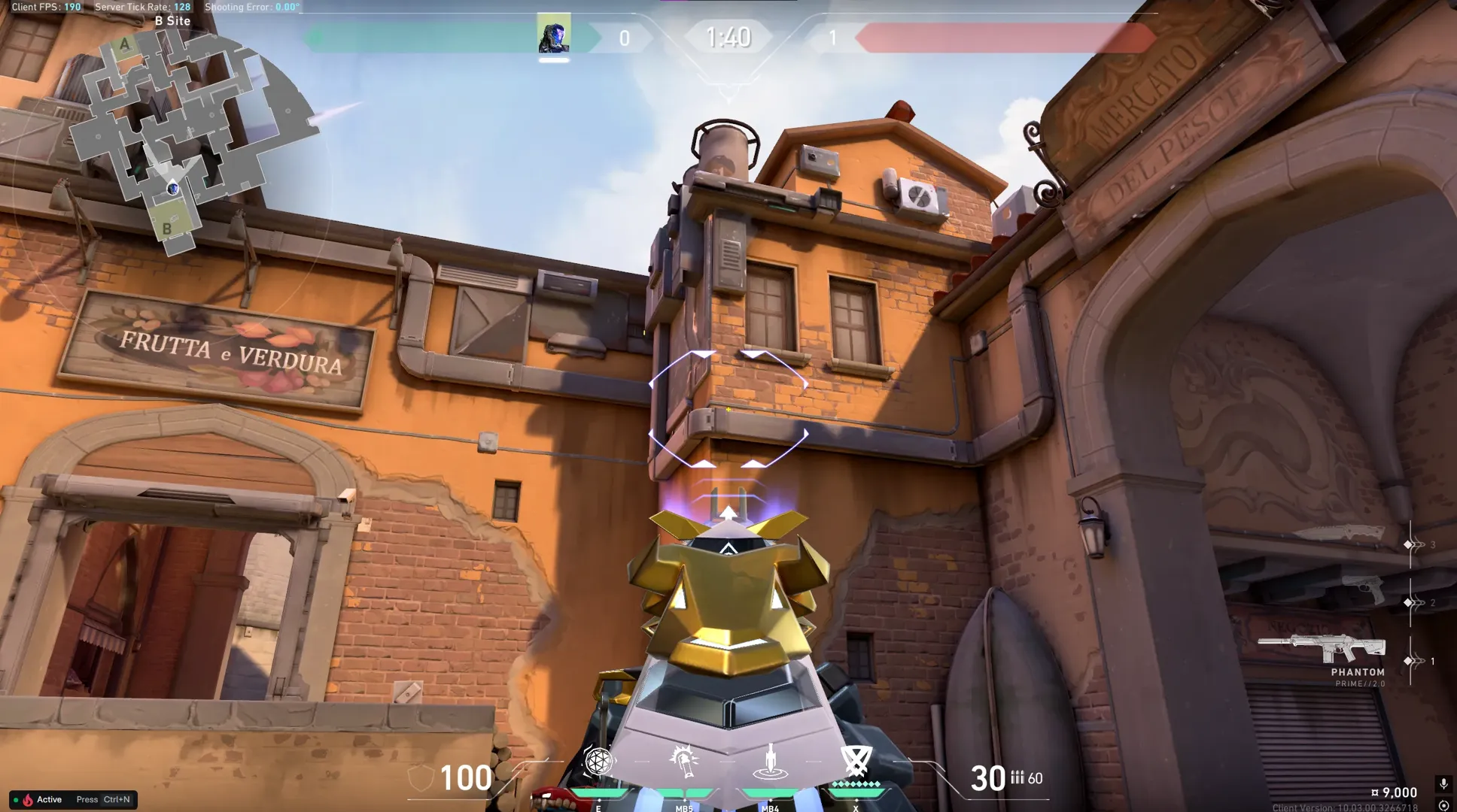 KAY/O Zero_Point on Ascent Defense Site A — step 3 of 6: Aim — line up the shot