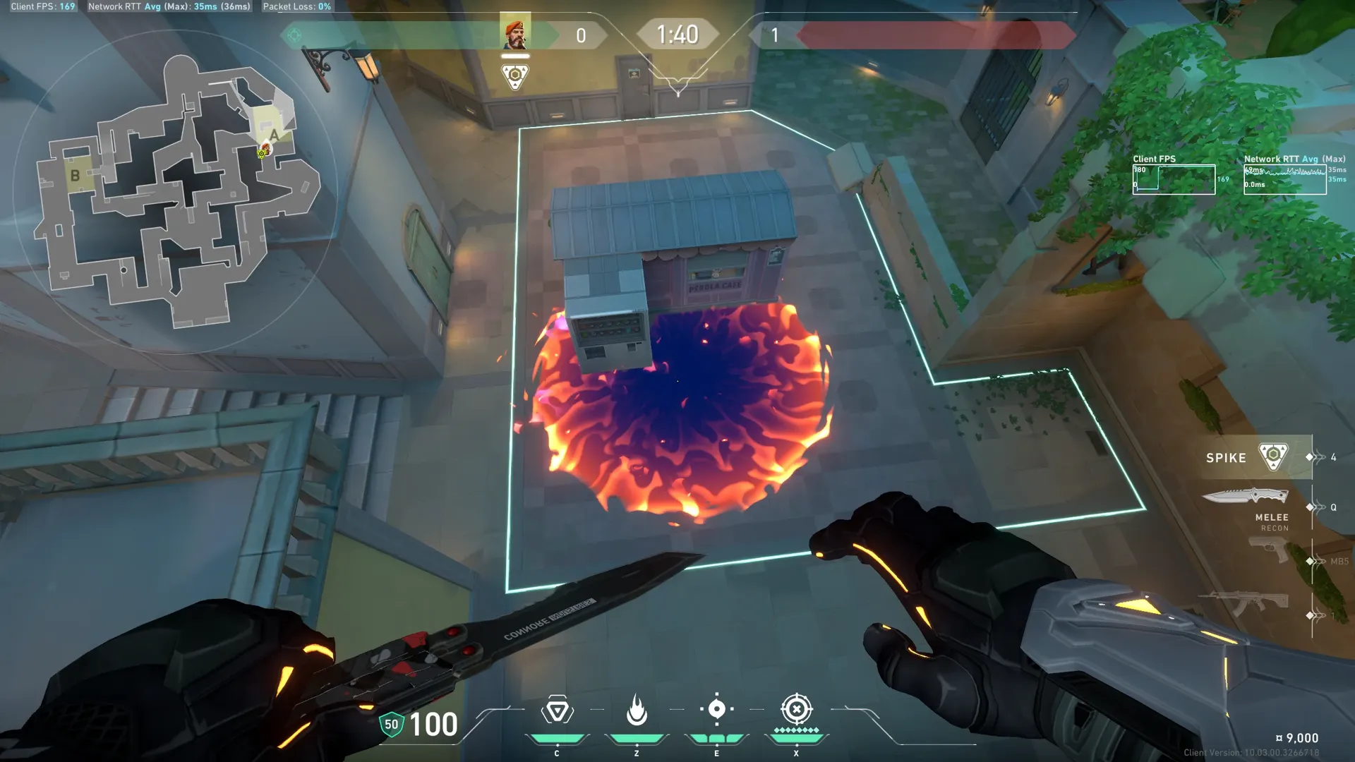 Brimstone Incendiary on Pearl Defense Site A — step 3 of 3: Result
