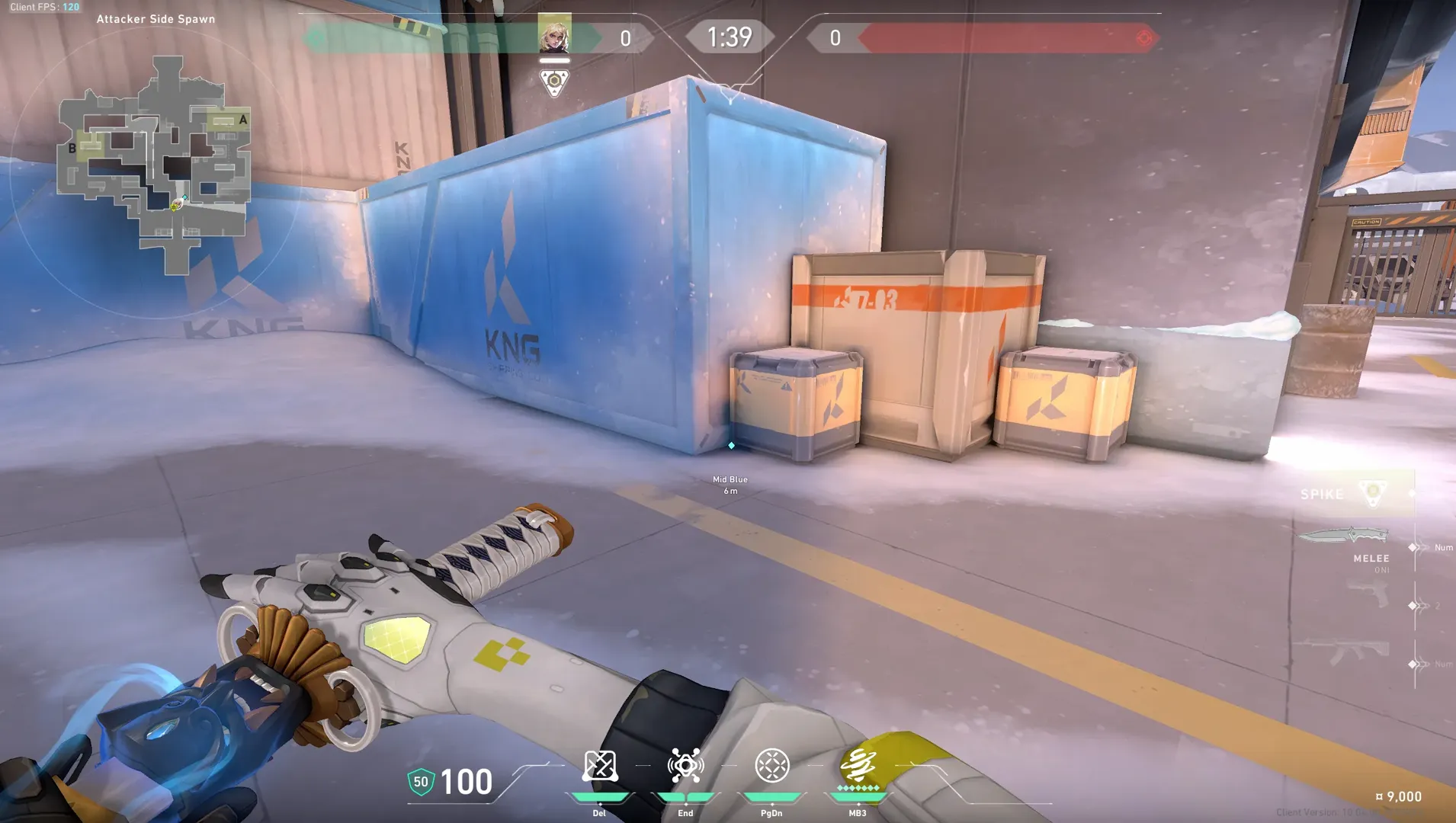 Attacker: Gravnet From Attacker-side-mid to Mid Boiler — Deadlock lineup on Icebox
