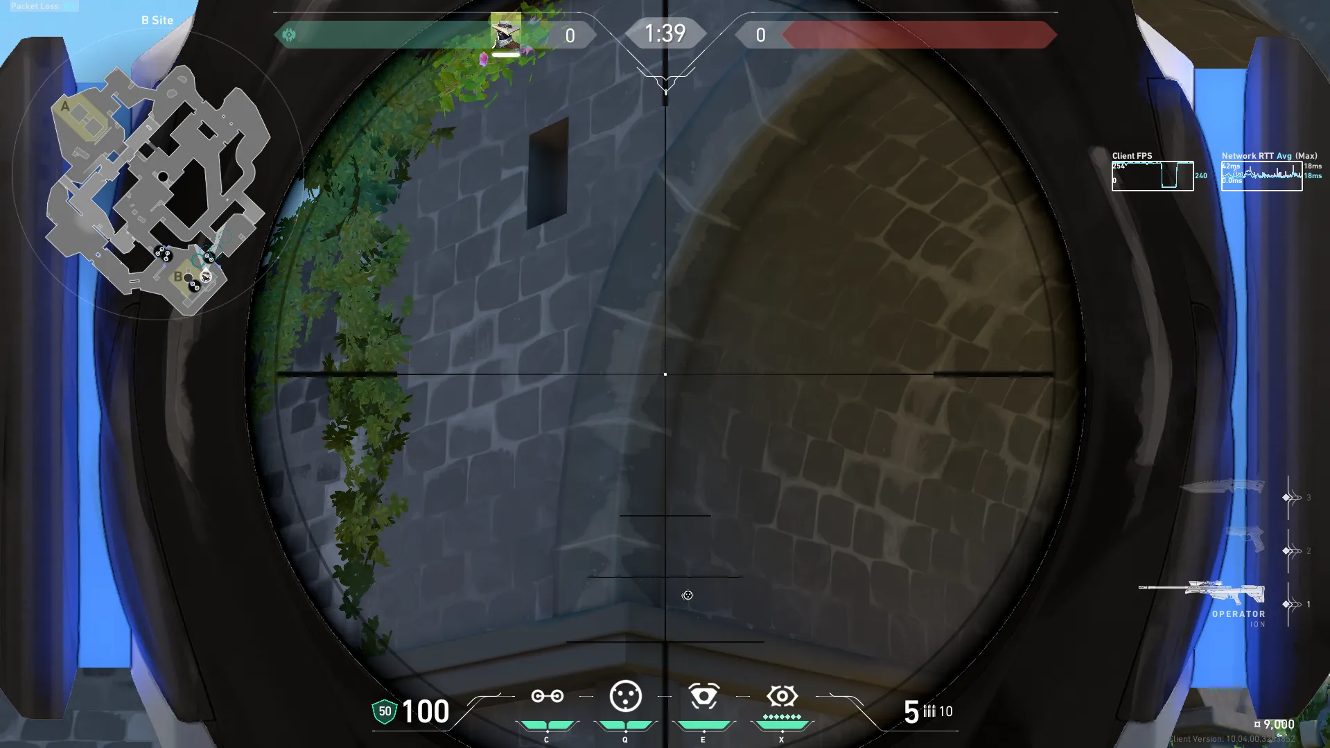 Cypher Cyber Cage on Breeze Defense Site B — step 2 of 7: Aim — line up the shot