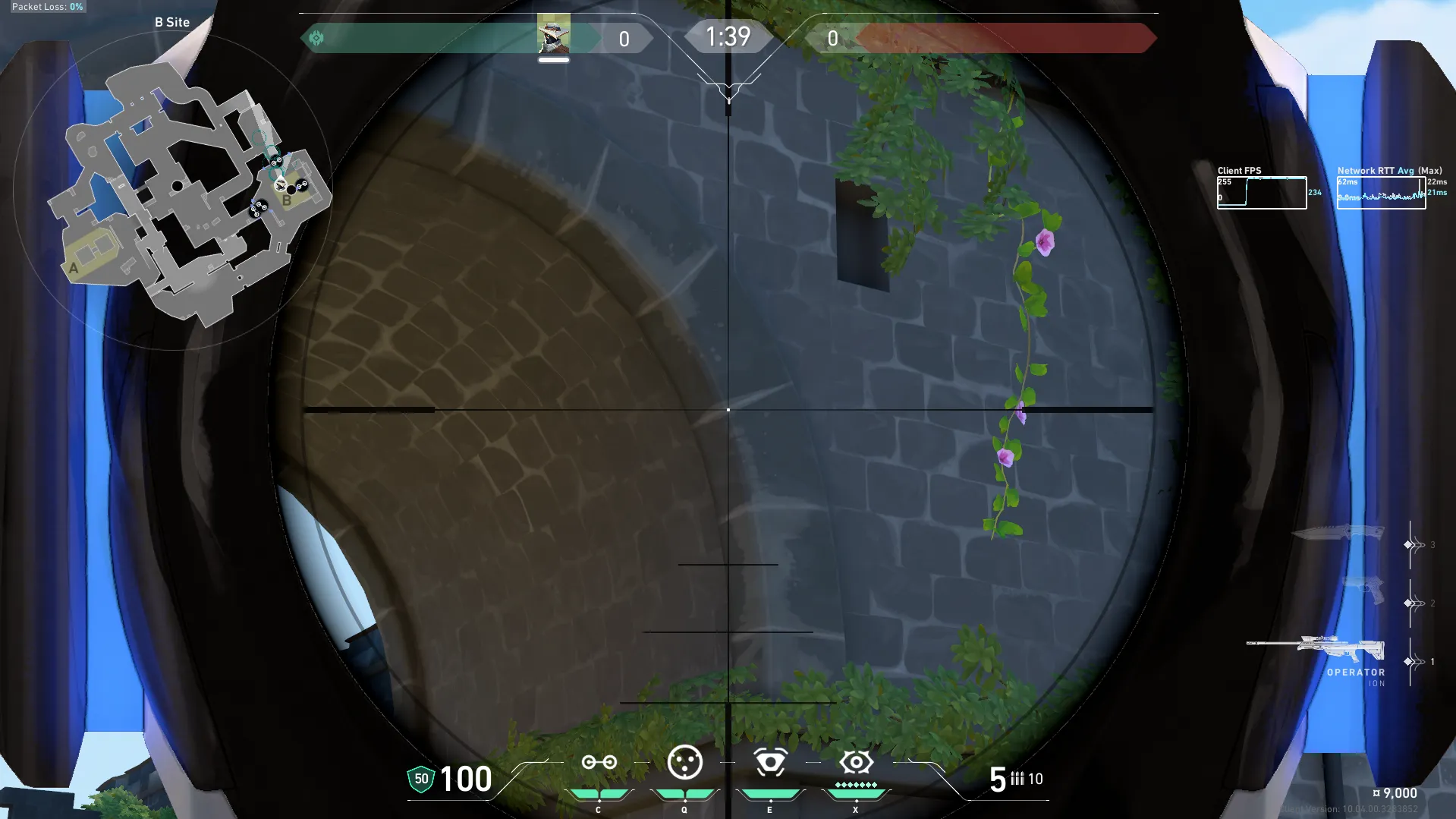 Cypher Cyber Cage on Breeze Defense Site B — step 5 of 7: Aim — line up the shot