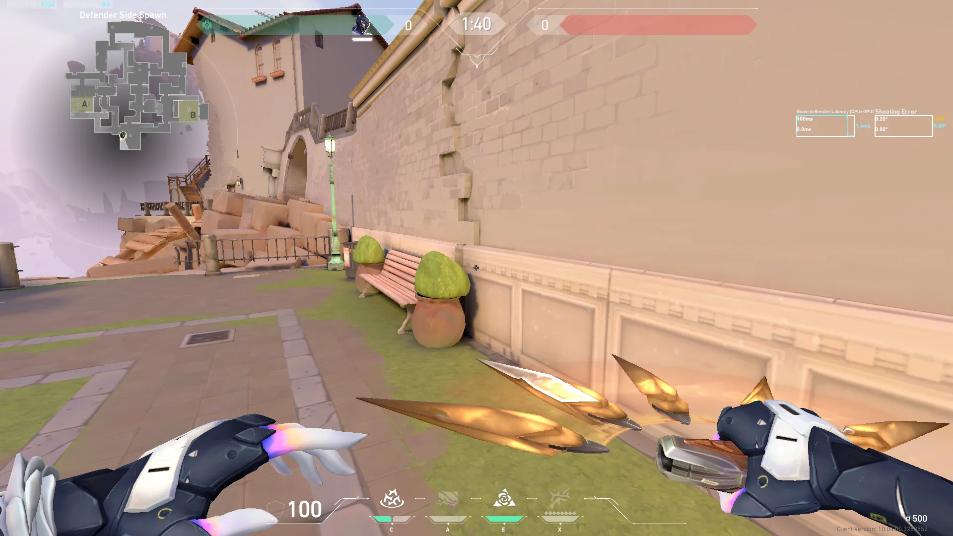 Vyse Razorvine on Ascent Defense Site B — step 1 of 3: Position — where to stand