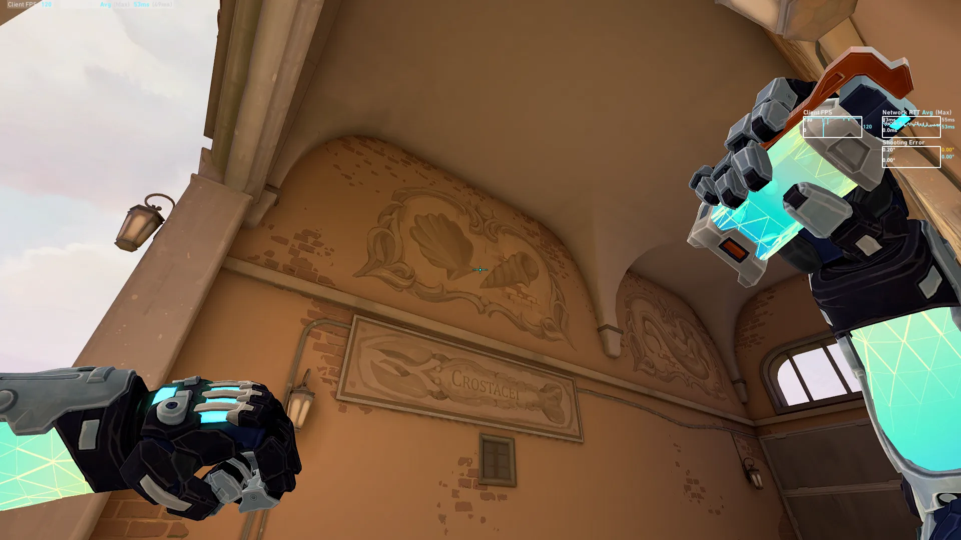 KAY/O Flash_Drive on Ascent Attack Site B — step 2 of 3: Aim — line up the shot