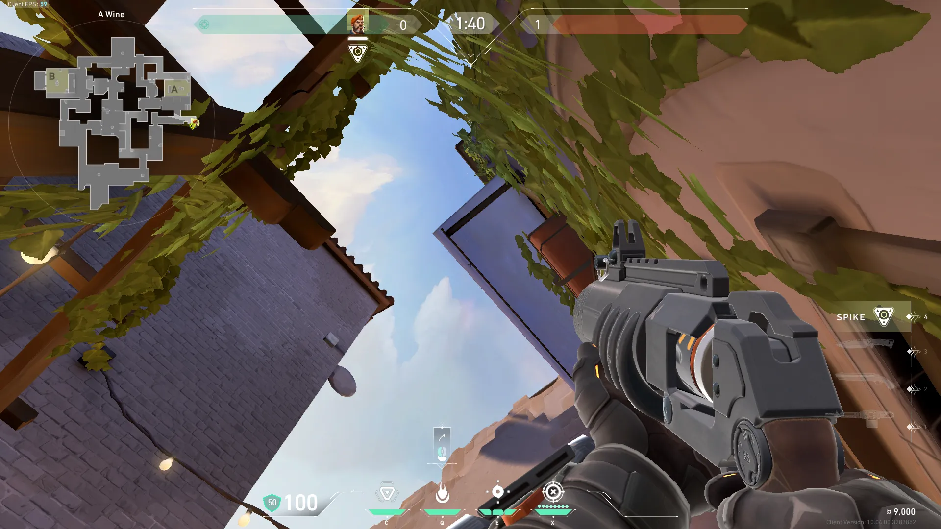 Brimstone Incendiary on Ascent Attack Site A — step 2 of 3: Aim — line up the shot