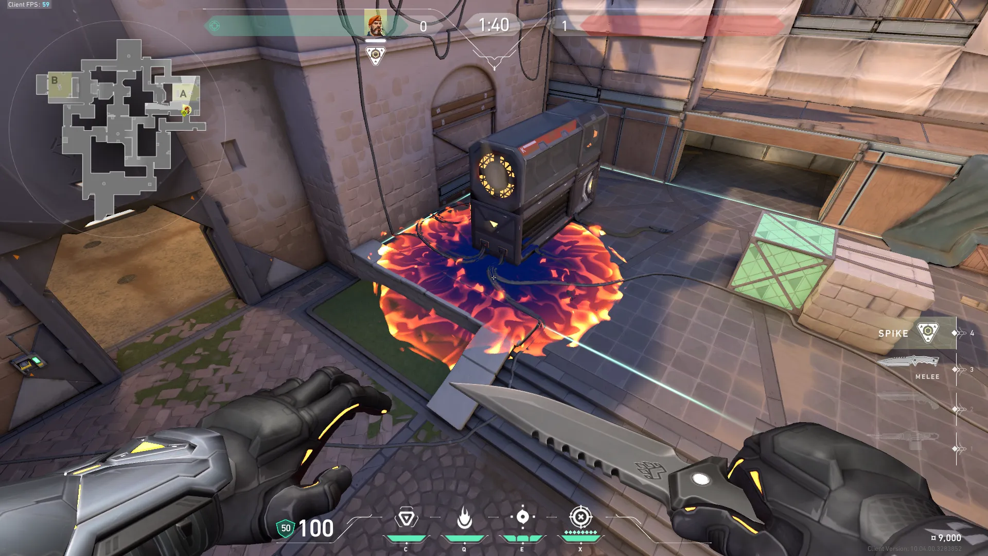 Brimstone Incendiary on Ascent Attack Site A — step 3 of 3: Result