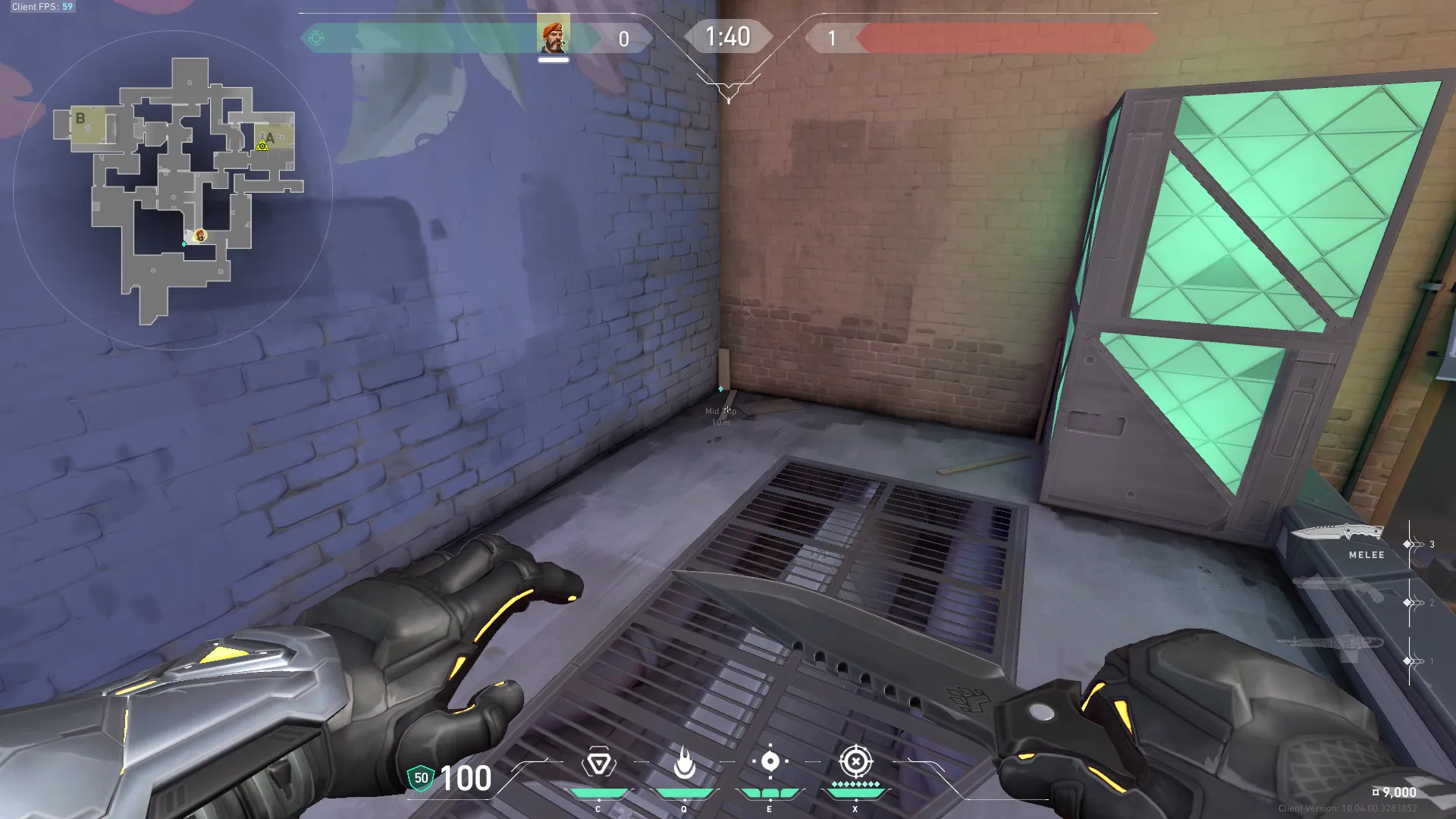 Brimstone Incendiary on Ascent Attack Site A — step 1 of 3: Position — where to stand