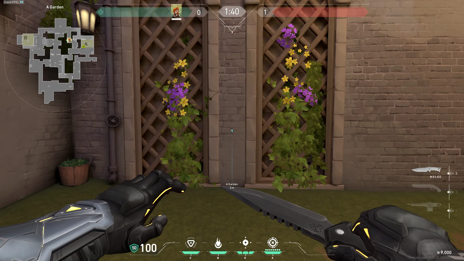 A Garden to A Default — Brimstone lineup on Ascent