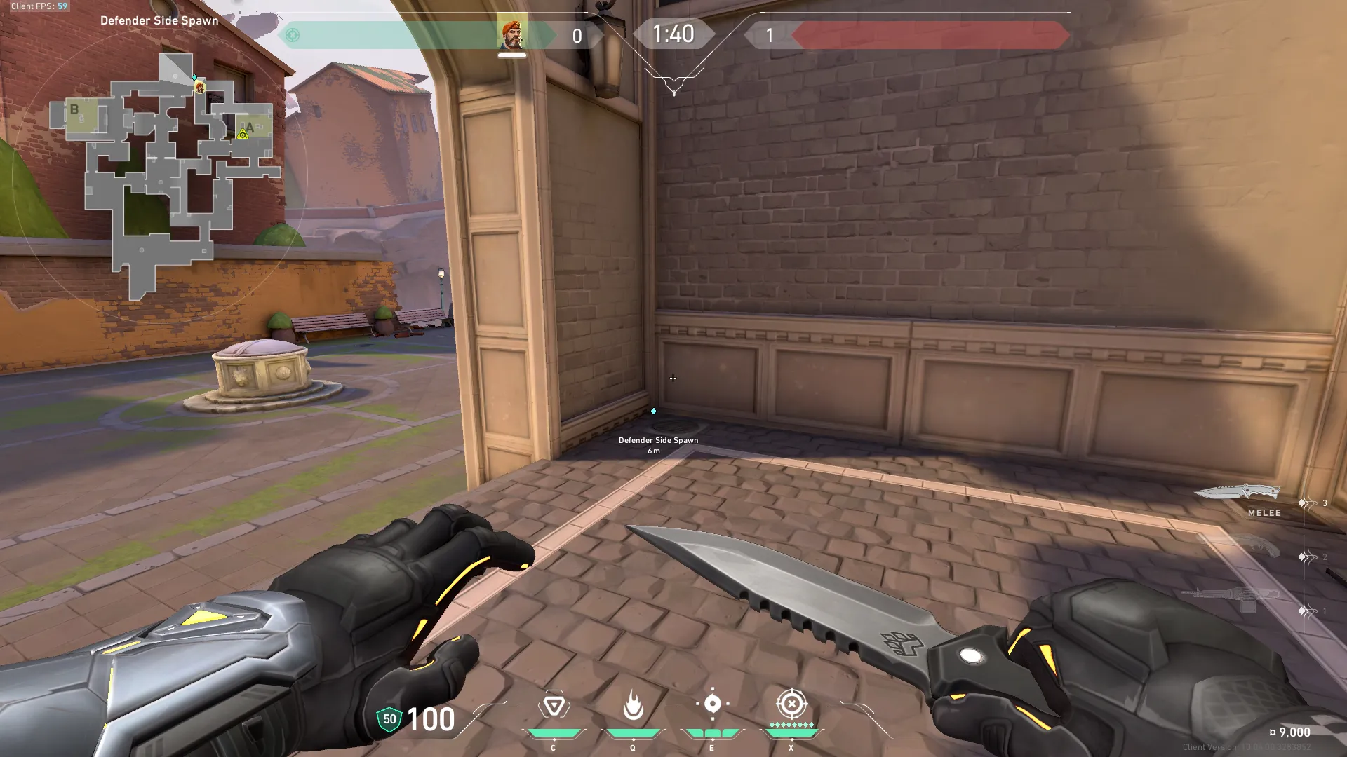 Brimstone Incendiary on Ascent Defense Site A — step 1 of 3: Position — where to stand